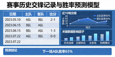 赛事历史交锋记录与胜率预测模型